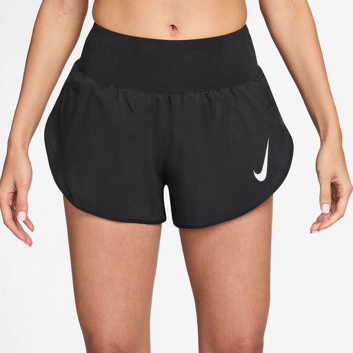Nike Tempo Flow Swoosh - Women's Dri-FIT Mid-Rise Brief-Lined Running Shorts