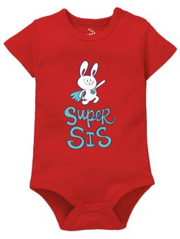 Zeezeezoo - Super Sis Cotton Onesies Rakhi Theme