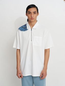 No Grey Area - Water Memory Oversized Polo