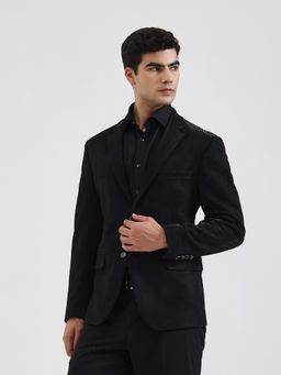 JB Studio - Printed Black Blazer