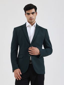 JB Studio - Blended Solid Green Blazer