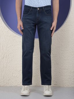 CRIMSOUNE CLUB - Men Straight Blue Jeans