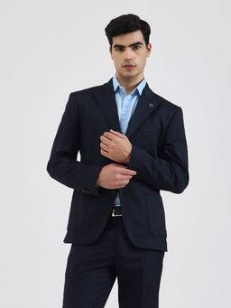 Wyre - Men Solid Blue Blazer