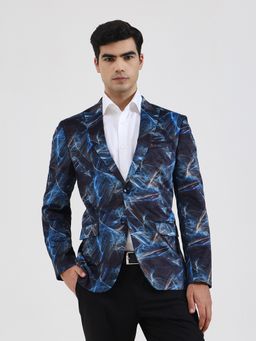 JB Studio - Printed Blue Blazer