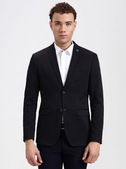 JB Studio - Men Solid Black Blazer