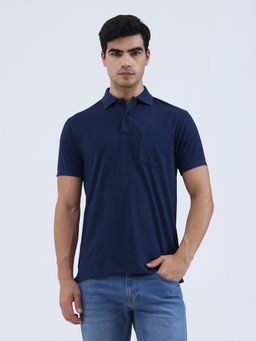 Greenfibre - Men Indigo Polo T-Shirt
