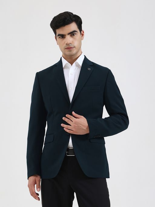 Wyre Solid Green Blazer