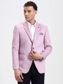 Wyre - Men Solid Pink Blazer