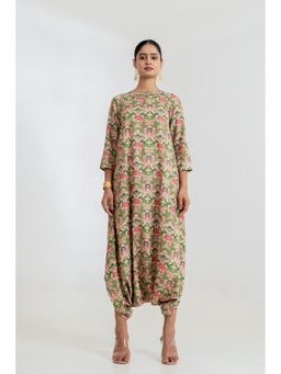 Pasha India - Regal Green Dhoti Jumpsuit