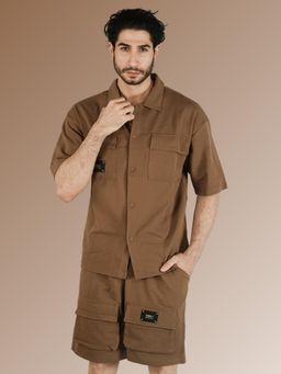 BOTABOCHI - Men Button Up Half Sleeve Co-Ord (Set of 2)