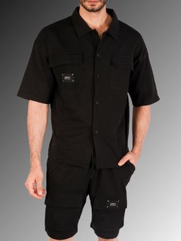 BOTABOCHI - Men Button Up Half Sleeve Co-Ord (Set of 2)