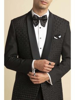 Philocaly - Ritz Black Regular Fit Formal Suit