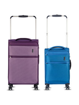 it luggage - 22 2058 08 Debonair Purple White 71 Two Tone Blue 55cm Trolley Bag