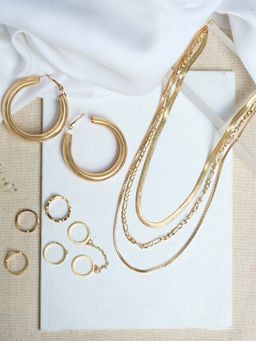 Joker and Witch - All Gold Jewellery Set for Women