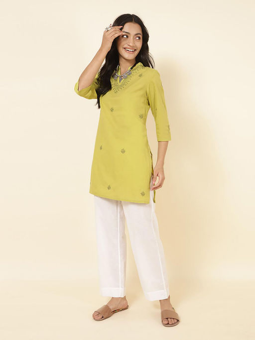 Fabindia Short Kurta Pajama Womens Fabindia Women White Rose