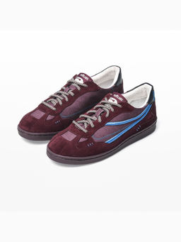 Gully Labs - Men Burgundy Baaz Lakh Sneakers