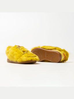 Gully Labs - Men Yellow “Migration” Golden Bird Sneakers