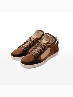 Gully Labs - Men Brown Raga Aandhi Kobicha Sneakers
