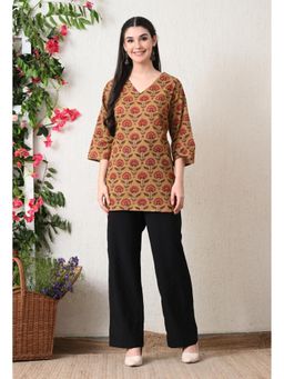 Rimika - Women Printed Straight Cotton Kurti