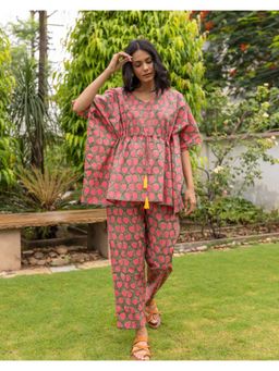 Phutari - Strawberry Chill Jams Cotton Co-Ord Set