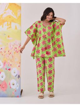 Phutari - Poppy Mint Chill Jams Cotton Co-Ord Set