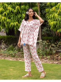 Phutari - Transistor Owls Chill Jams Cotton Co-Ord Set