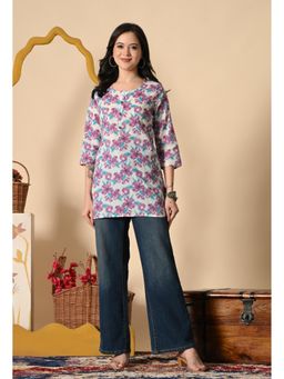 Rimika - Women Floral Printed Straight Kurti