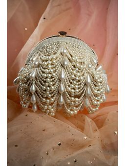 Nayaab by Sonia - Women Pearl Dew Drops Potli