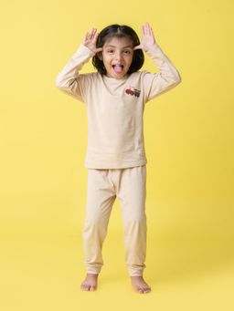 Orange Sugar - Full Sleeves T-Shirt & Joggers Beep Truck (Set of 2)