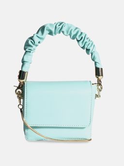 Haute Sauce - Women Turquoise Solid Box Bag