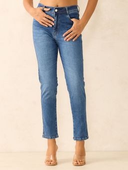 Outzidr - Women Blue Slim Fit Jeans