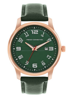 French Connection - Avenir Green Dial Analog Watch for Men - FCN00046A (M)
