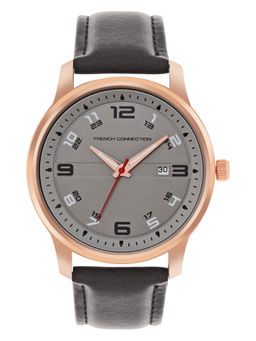 French Connection - Avenir Grey Dial Analog Watch for Men - FCN00046B (M)