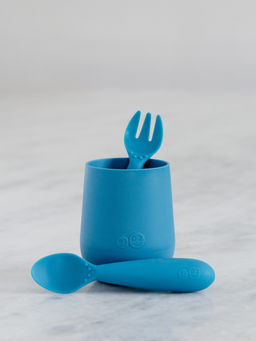 ezpz - FDA Mini Utensils Blue 12 months+