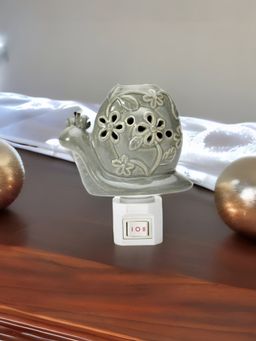 At Home by Nilkamal - Snail Electric Plugin Diffuser Grey