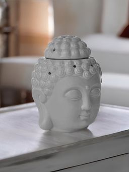At Home by Nilkamal - Buddha Head Oil Burner Grey