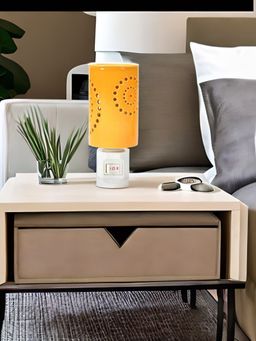 At Home by Nilkamal - Cylindric Electric Plugin Diffuser Mustard