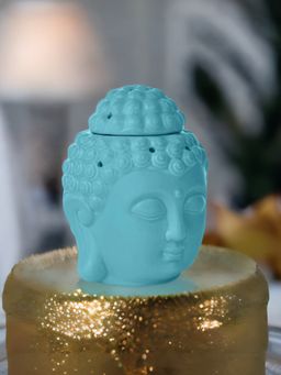 At Home by Nilkamal - Buddha Head Oil Burner Blue