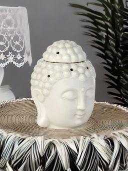At Home by Nilkamal - Buddha Head Oil Burner White