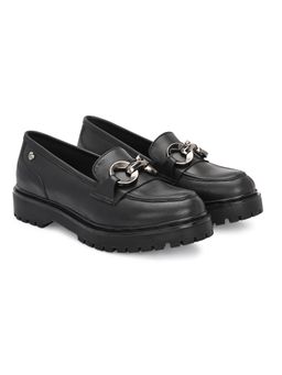 Delize - Black Women Vegan Leather Loafers