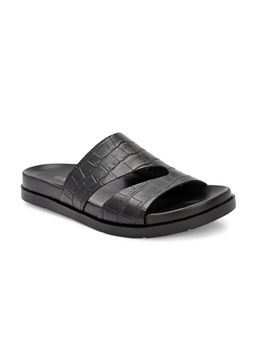 Delize - Black Men Leather Light Weight Sandals