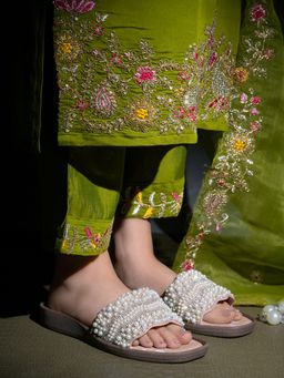 HVNLY by Shoetopia - Women Rose Gold Flats