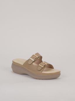 SCENTRA - Women Brown Comfort Sandals