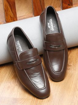 Teakwood - Leather Men Brown Loafers