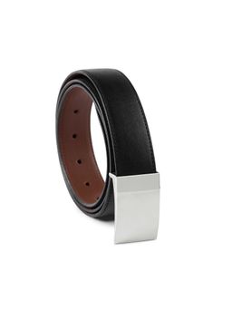 Travel Blue - Cormac Shiny Nickle Black Belt