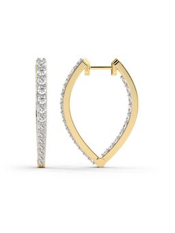 Sparkles - Lab Grown Diamond 2.17 Ct Round Serenity Spark Earrings 14K Yellow Gold IGI Certified