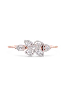 Sparkles - Lab Grown Diamond IGI Certified Fashion Bracelet 1.93 Ct Marquise Shaped 14K Rose Gold