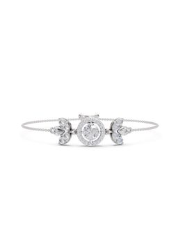 Sparkles - Lab Grown Diamond IGI Certified Fashion Bracelet 1.44 Ct Round Shaped 14K White Gold