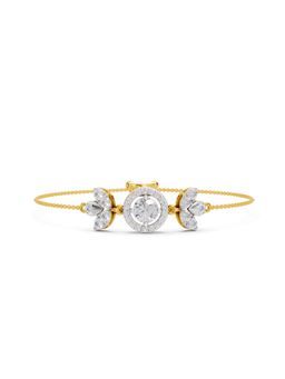 Sparkles - Lab Grown Diamond IGI Certified Fashion Bracelet 1.44 Ct Round Shaped 14K Yellow Gold