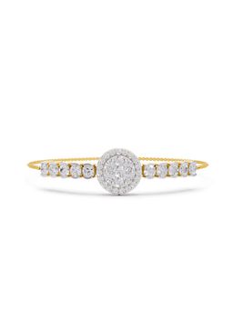 Sparkles - Lab Grown Diamond IGI Certified Fashion Bracelet 2.45 Ct Round Shaped 14K Yellow Gold